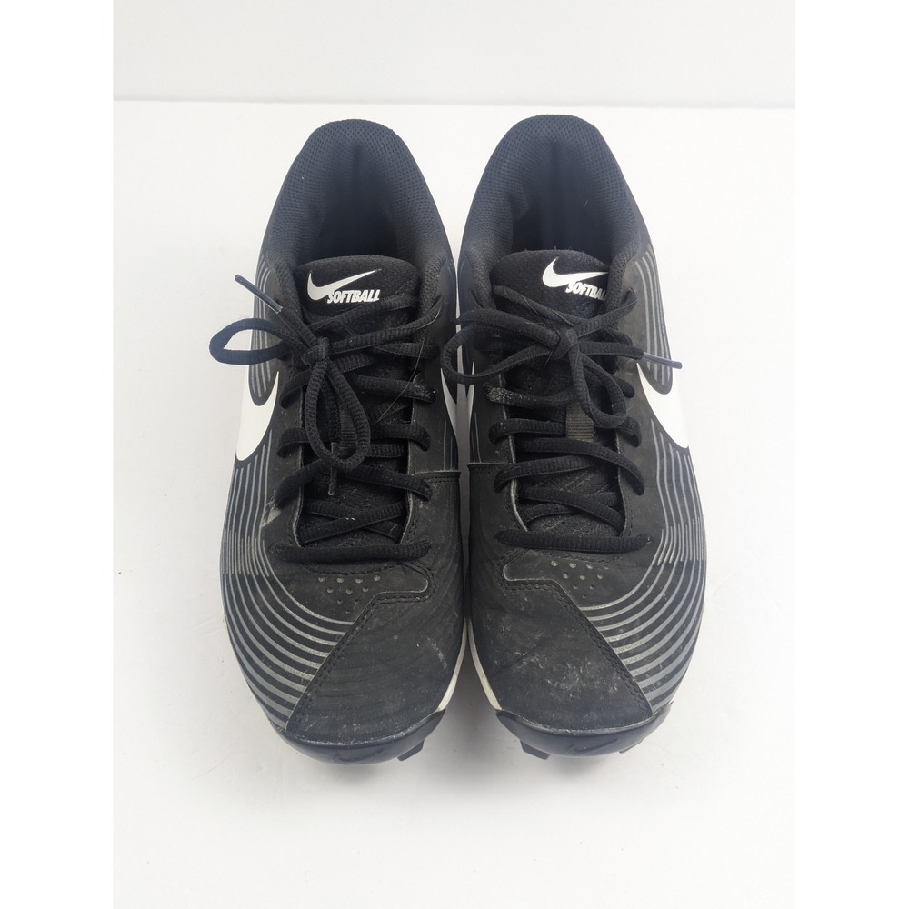 Nike‎ Softball Cleats Women's US 8.5 Black White Molded AO7920-009 Baseball